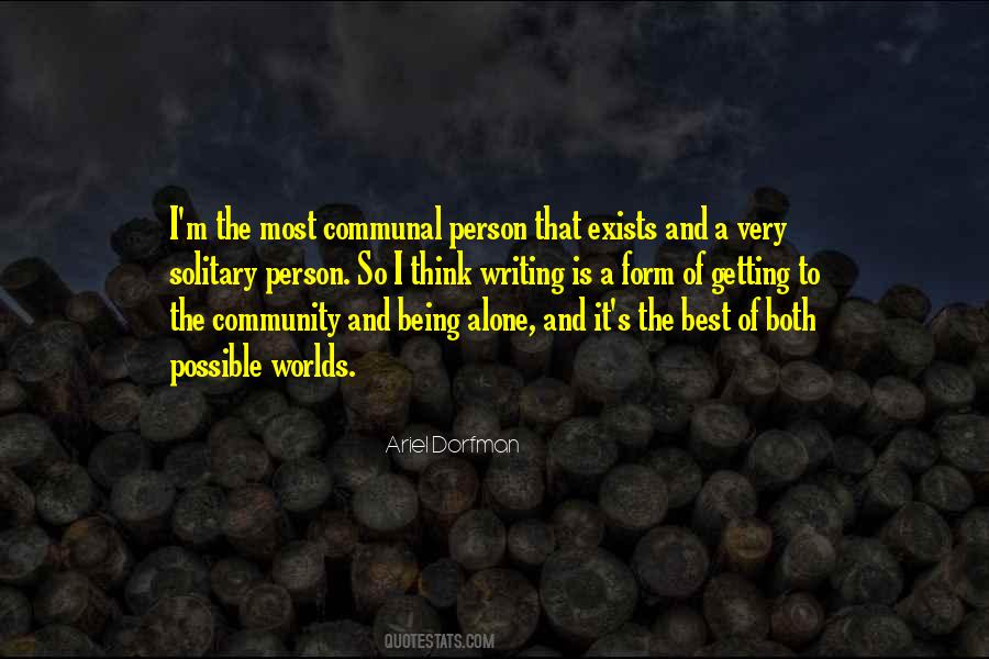 Getting Alone Quotes #1840456