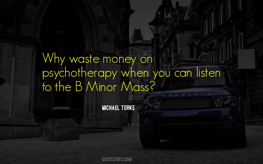 Don't Waste Money Quotes #309517