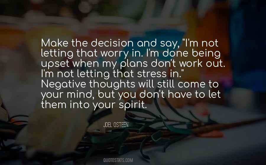 Letting Go Of Negative Thoughts Quotes #1242925