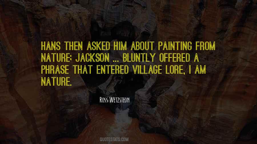 Nature Village Quotes #906971