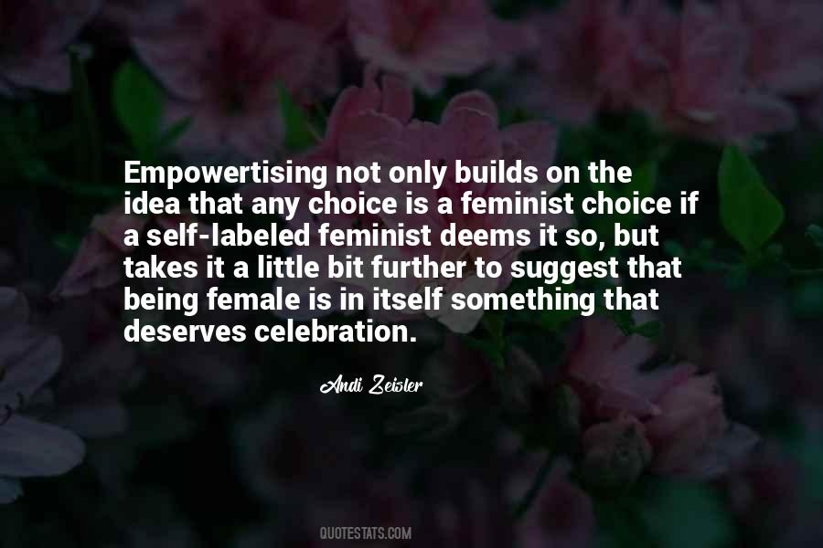 Self Celebration Quotes #169415