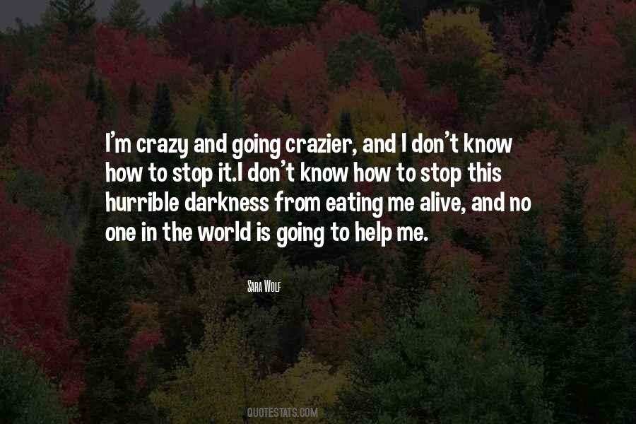 Quotes About Me Going Crazy #1046734