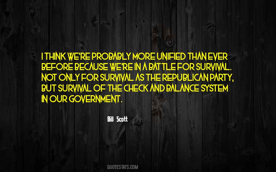 Check And Balance Quotes #1175166