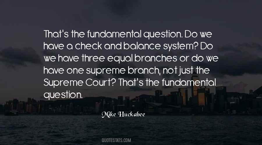 Check And Balance Quotes #80891