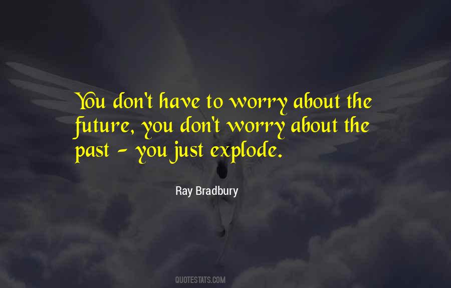 Don't Worry About The Future Quotes #1141138