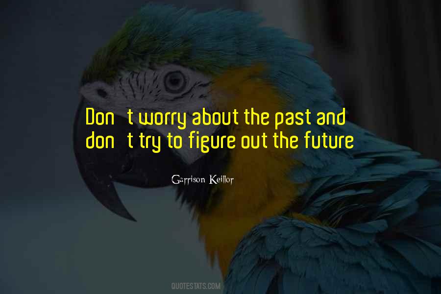 Don't Worry About The Future Quotes #1459590