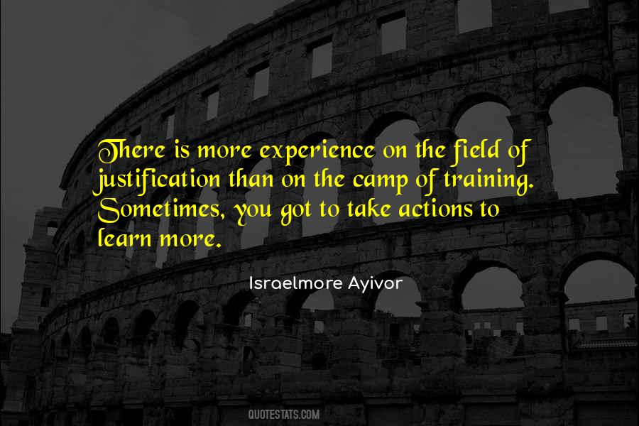 Training Experience Quotes #1754360