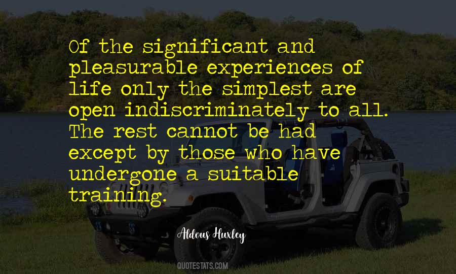 Training Experience Quotes #1863592