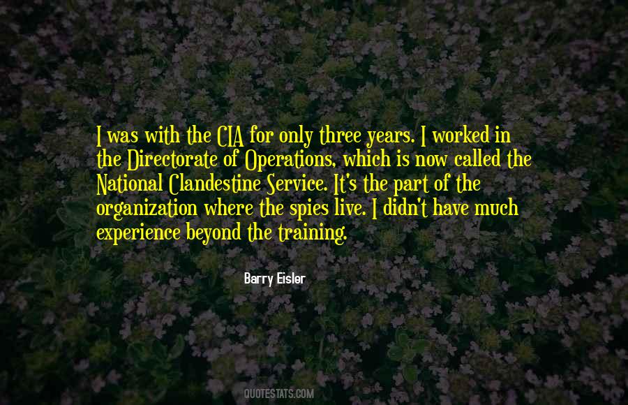 Training Experience Quotes #403676