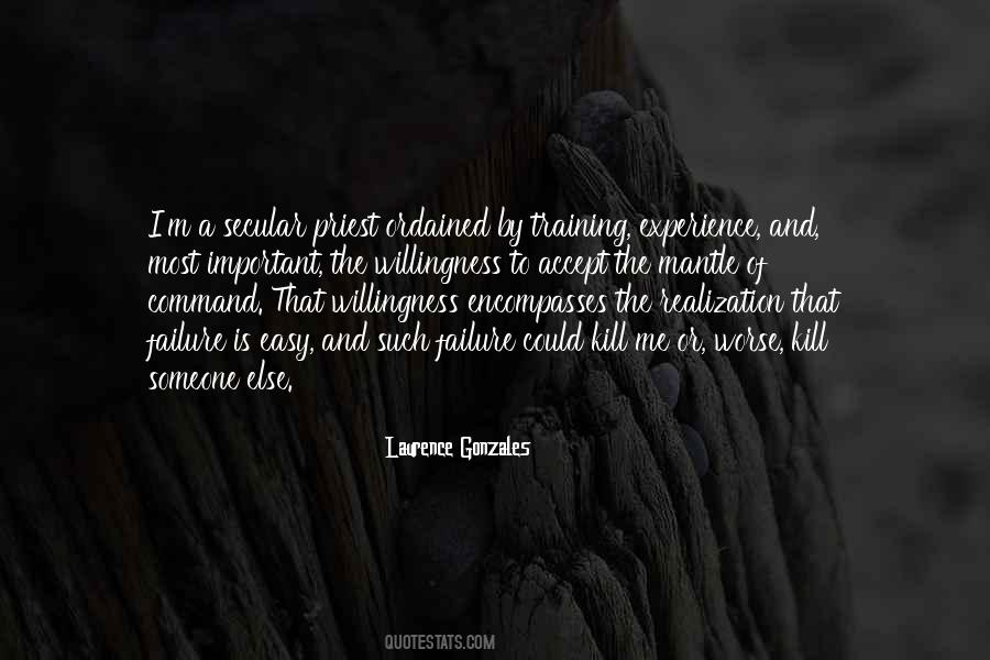 Training Experience Quotes #707629