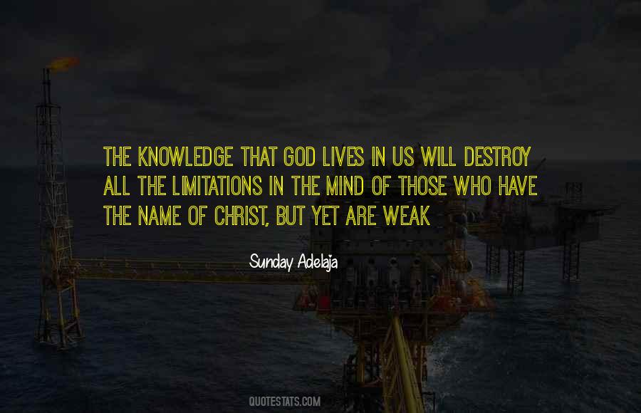 Quotes About The Knowledge Of God #10991