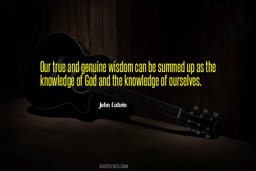 Quotes About The Knowledge Of God #1190887