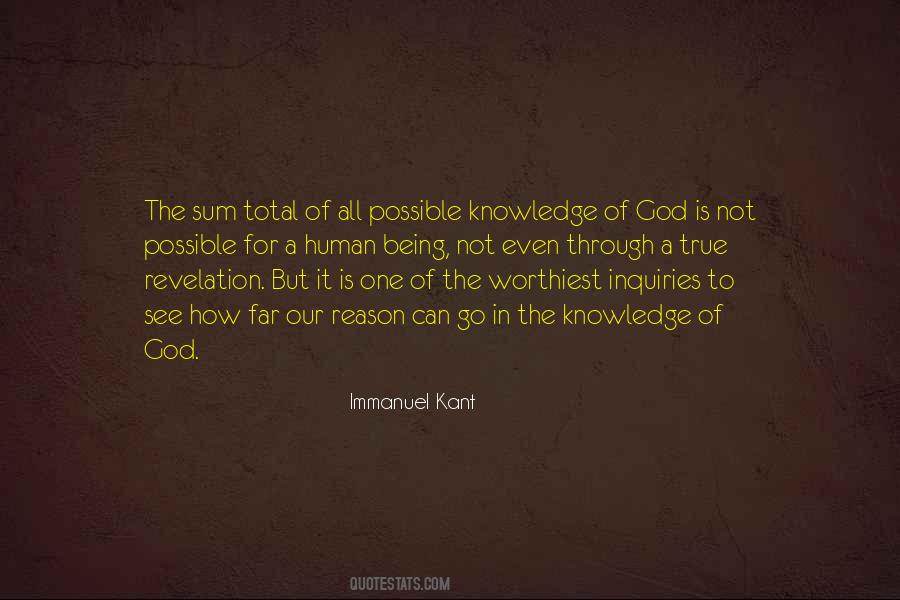Quotes About The Knowledge Of God #1350647