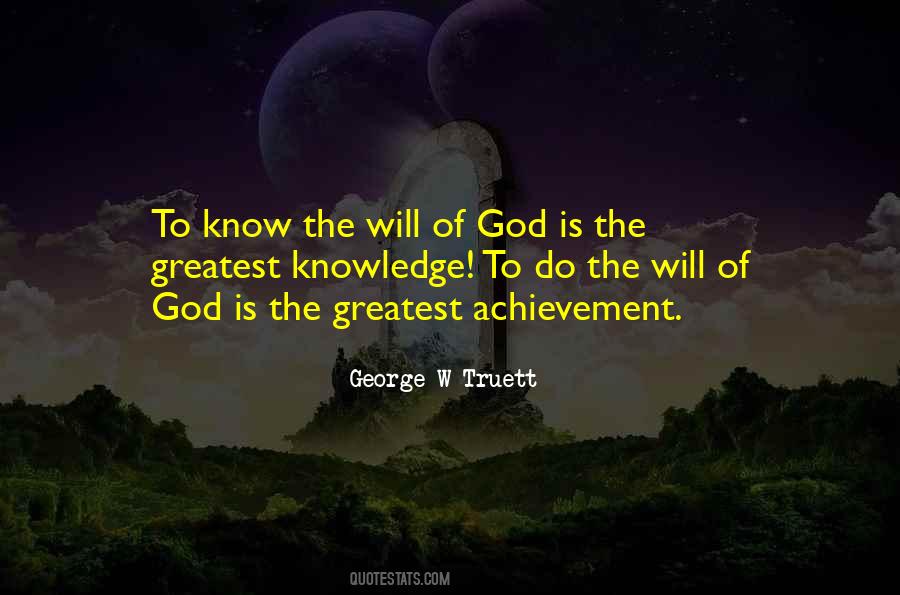 Quotes About The Knowledge Of God #41177