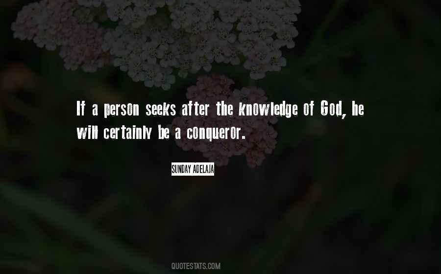 Quotes About The Knowledge Of God #588510