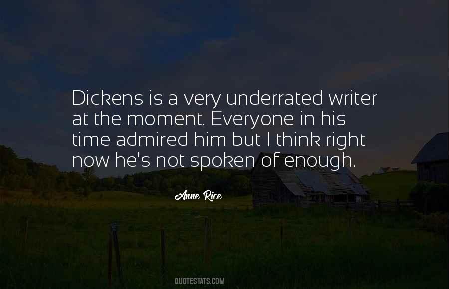 Underrated Writer Quotes #1630448