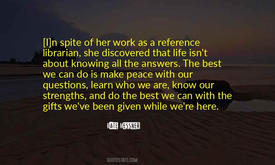 Peace Is Here Quotes #1422274