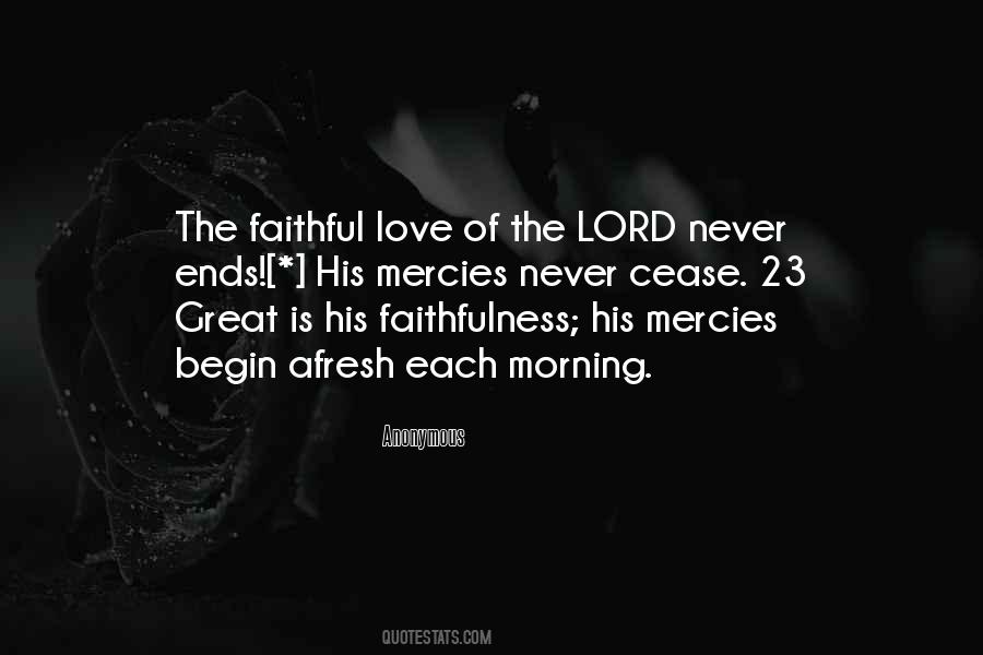 Great Is Your Faithfulness Quotes #1379407