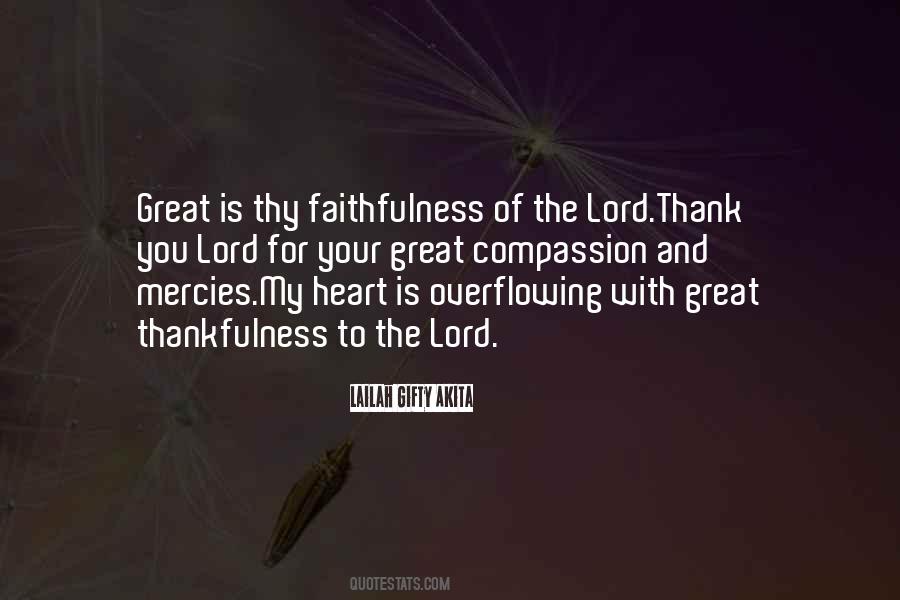 Great Is Your Faithfulness Quotes #903925