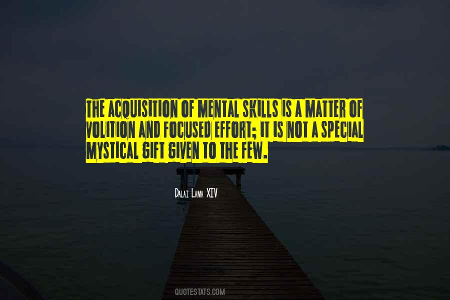 Mental Skills Quotes #1362836