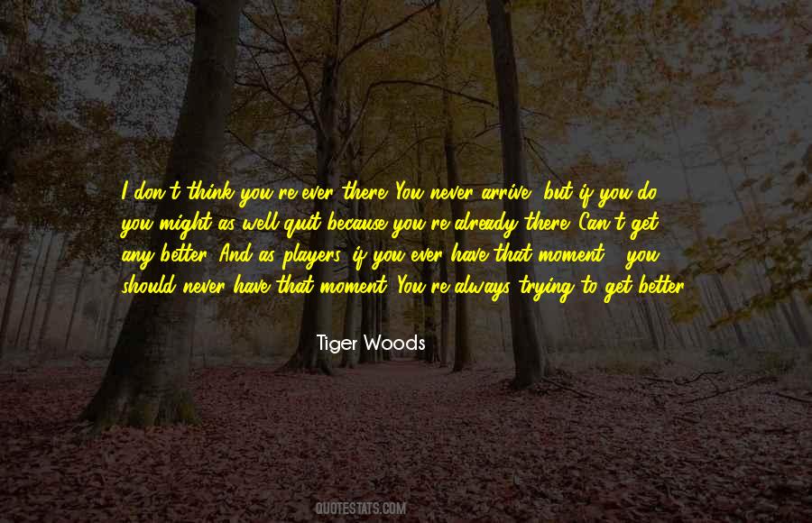 Don't You Quit Quotes #204072