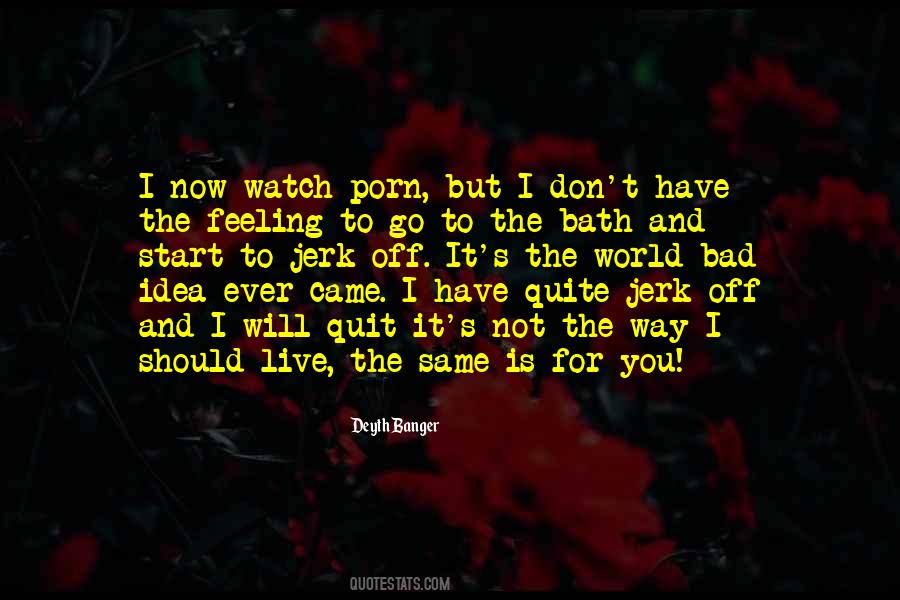 Don't You Quit Quotes #440238