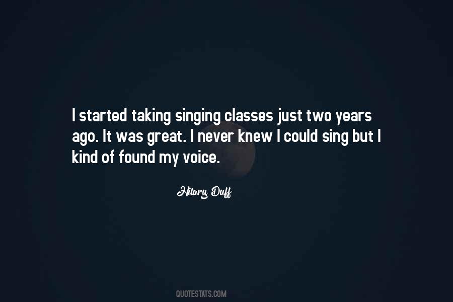 Great Singing Quotes #1314547