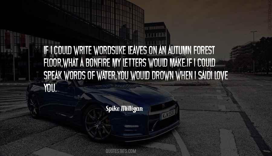 Forest Water Quotes #379293