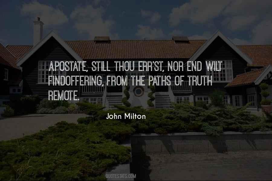 End Of The Path Quotes #1045682