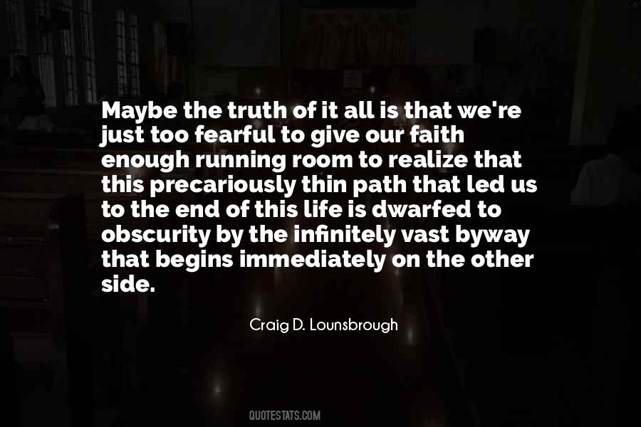 End Of The Path Quotes #1670742
