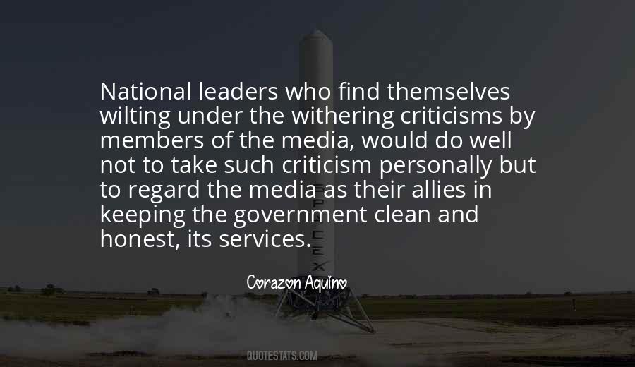 Criticism Of Government Quotes #1213038