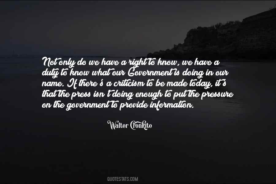 Criticism Of Government Quotes #1264996