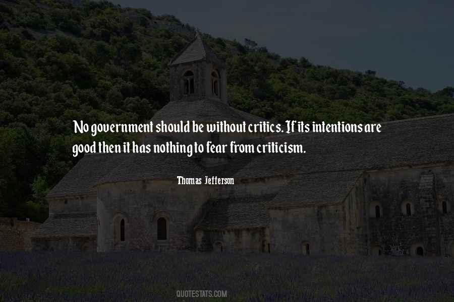 Criticism Of Government Quotes #218348