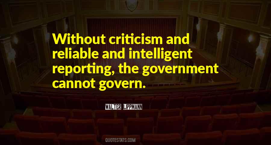 Criticism Of Government Quotes #402529