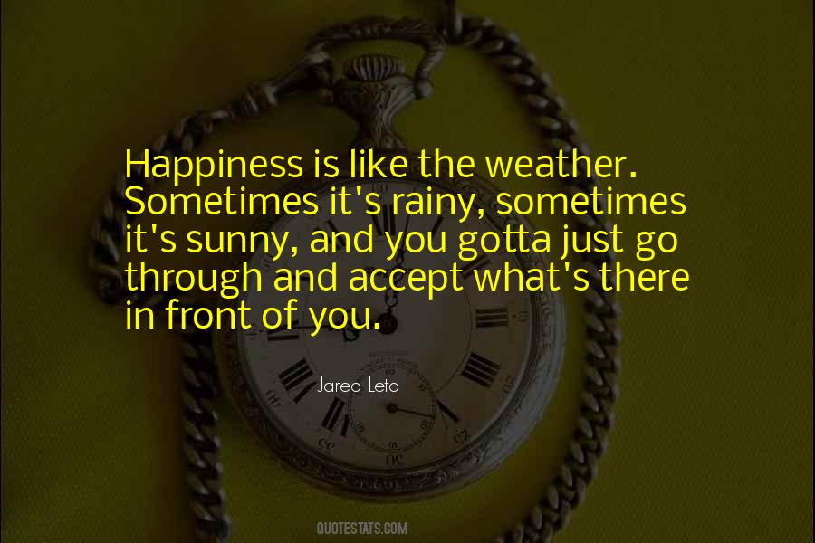 Just Like Happiness Quotes #1094025