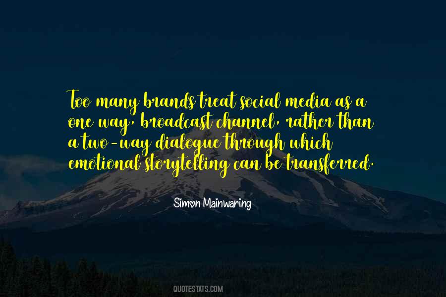 Quotes About Social Media Brands #1045318