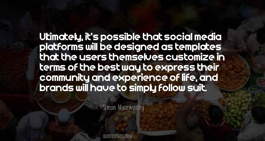 Quotes About Social Media Brands #1128927