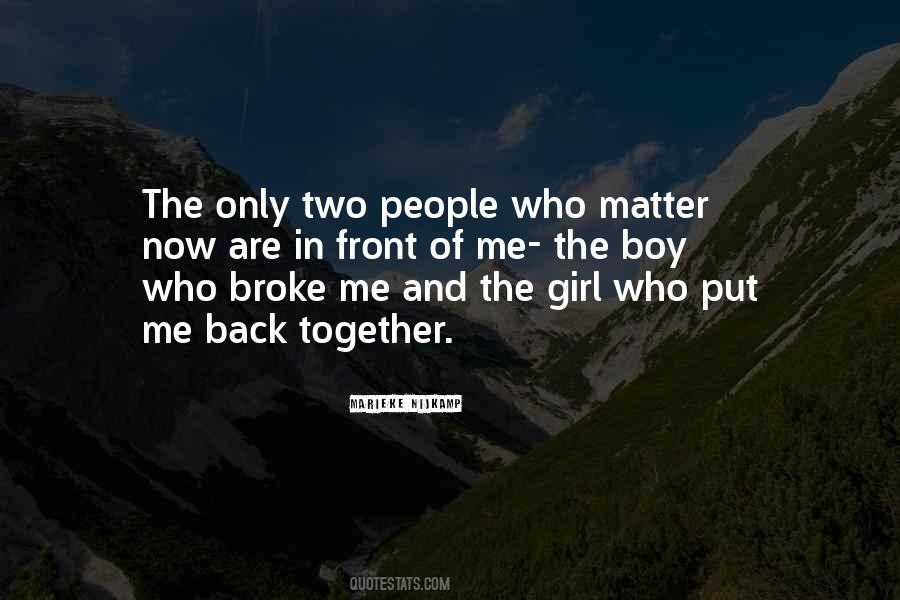 And The Girl Quotes #737499