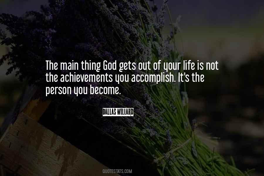 God Achievement Quotes #1507322