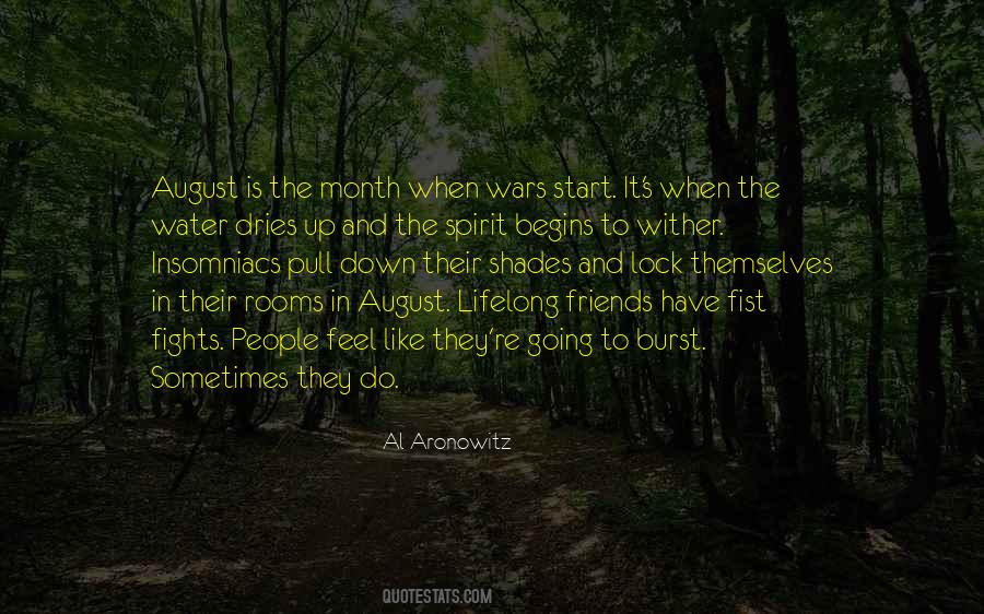 Quotes About The Month Of August #914133