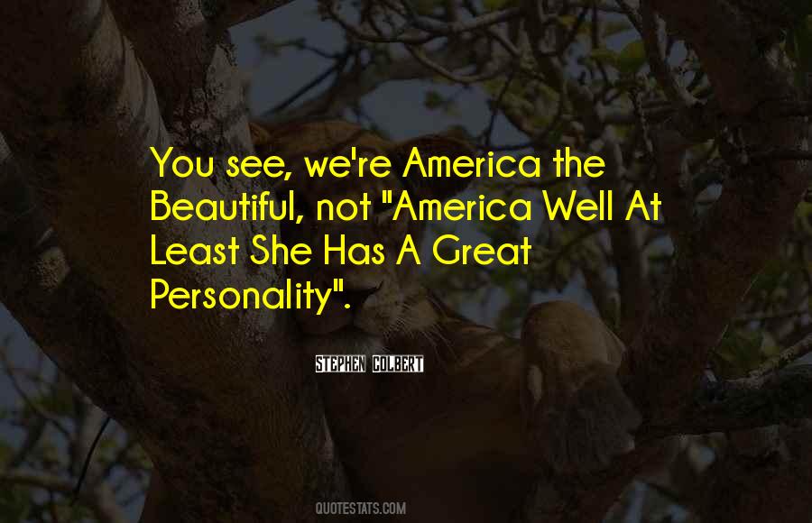 Beautiful America Quotes #1021300