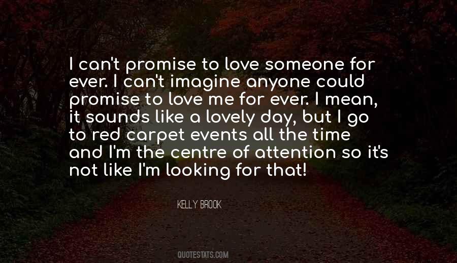 Quotes About Love I Promise #1781183