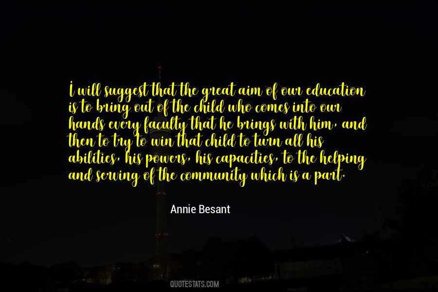 Quotes About The Aim Of Education #1180565