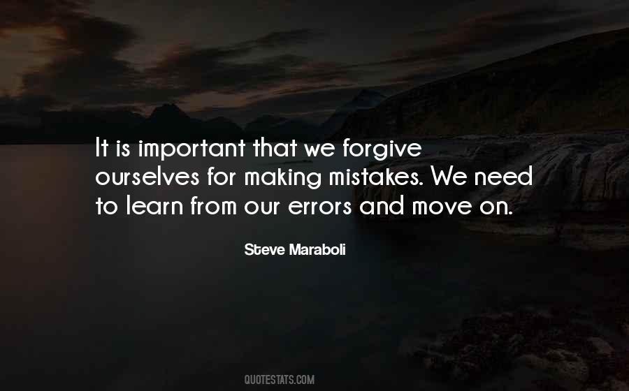 Forgiveness Mistakes Quotes #1118789