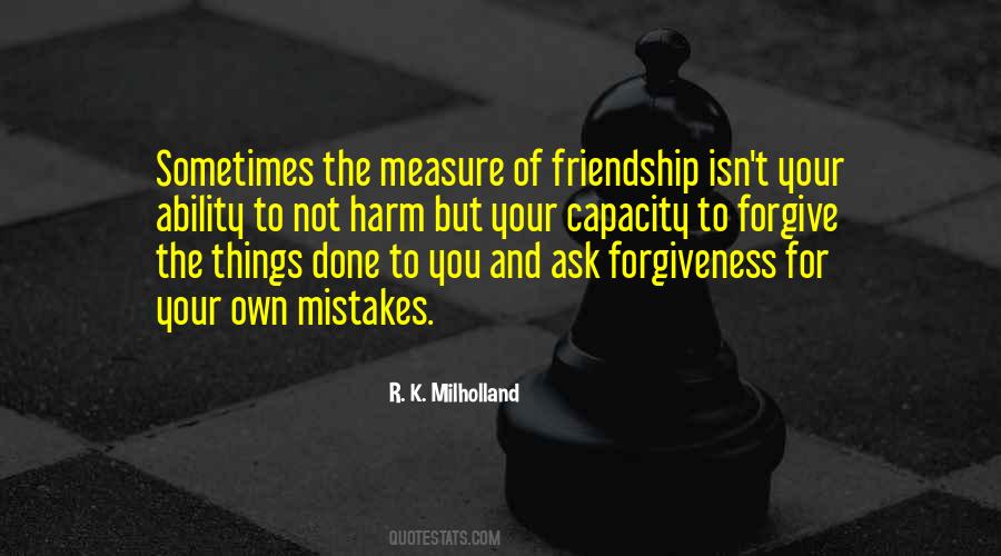 Forgiveness Mistakes Quotes #38114