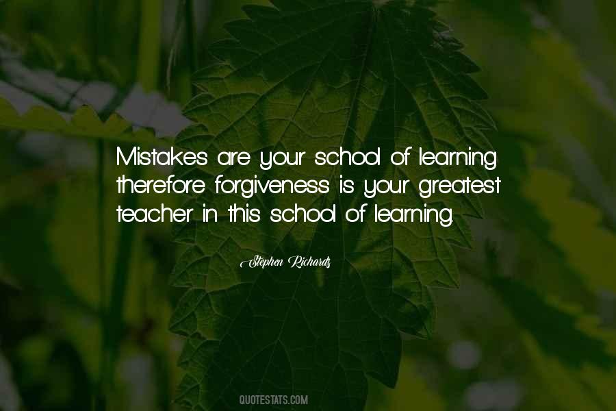 Forgiveness Mistakes Quotes #990975