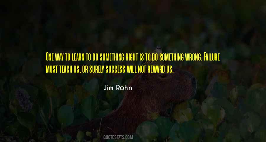 Learn More From Failure Than Success Quotes #1224202