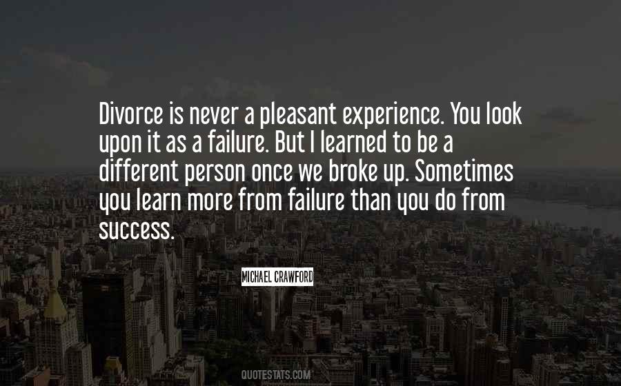 Learn More From Failure Than Success Quotes #1583267