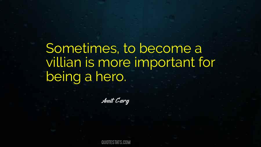 Quotes About The Villian #1260138