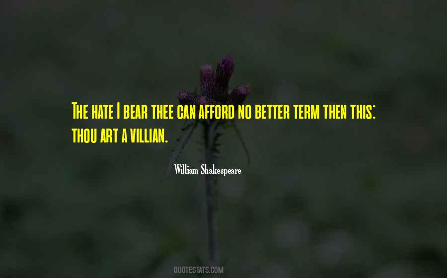 Quotes About The Villian #624556